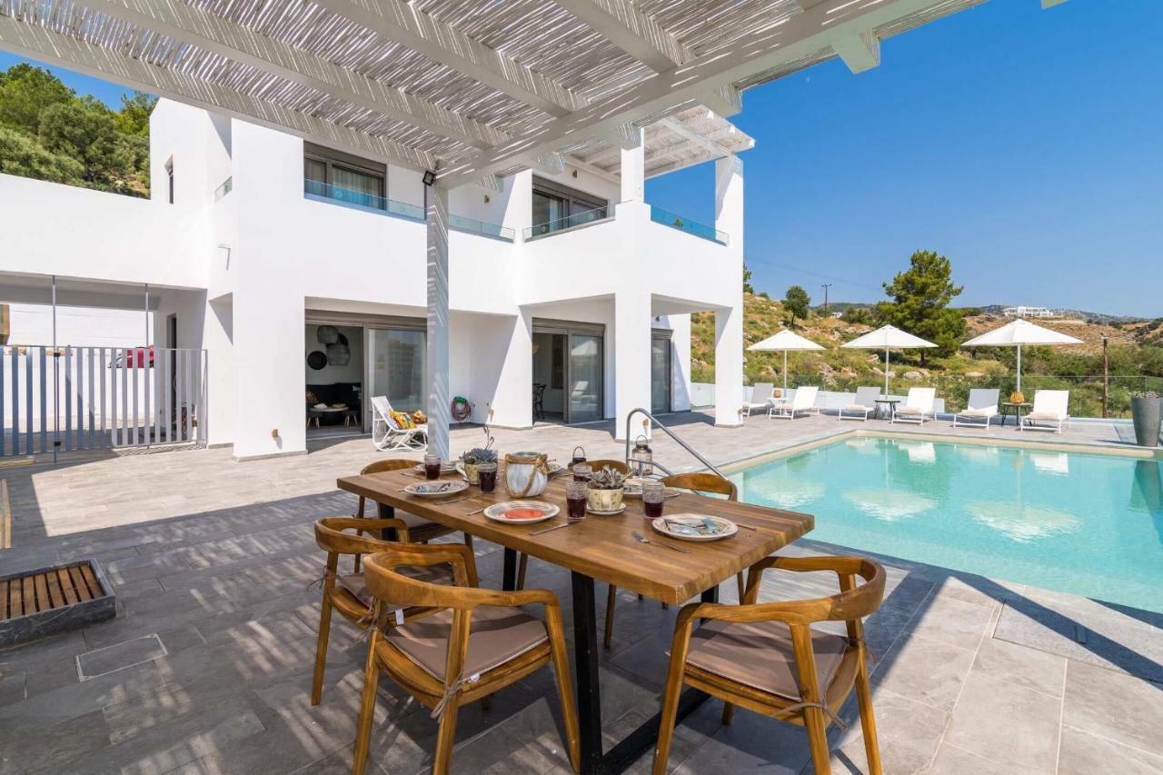 Krini Lindos Luxury Villas Exterior foto